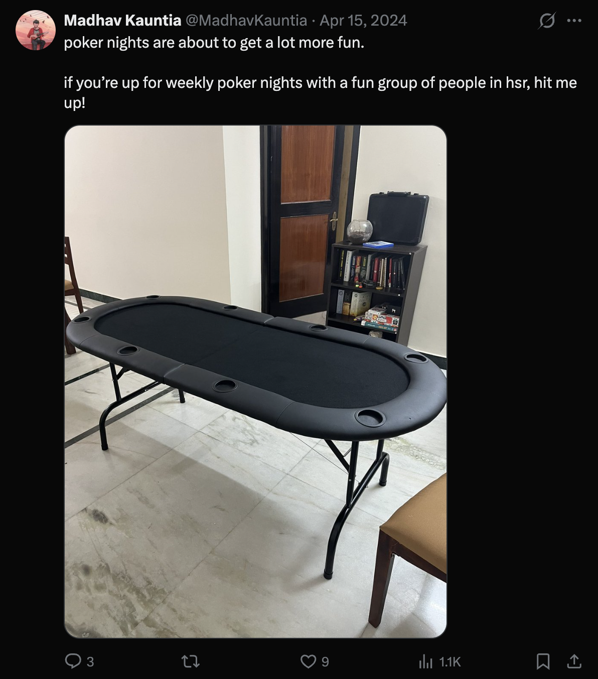 Poker Table